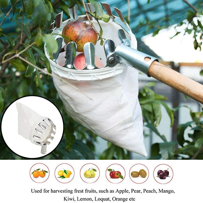 Fruit Picker Basket Tool With Storage Bag